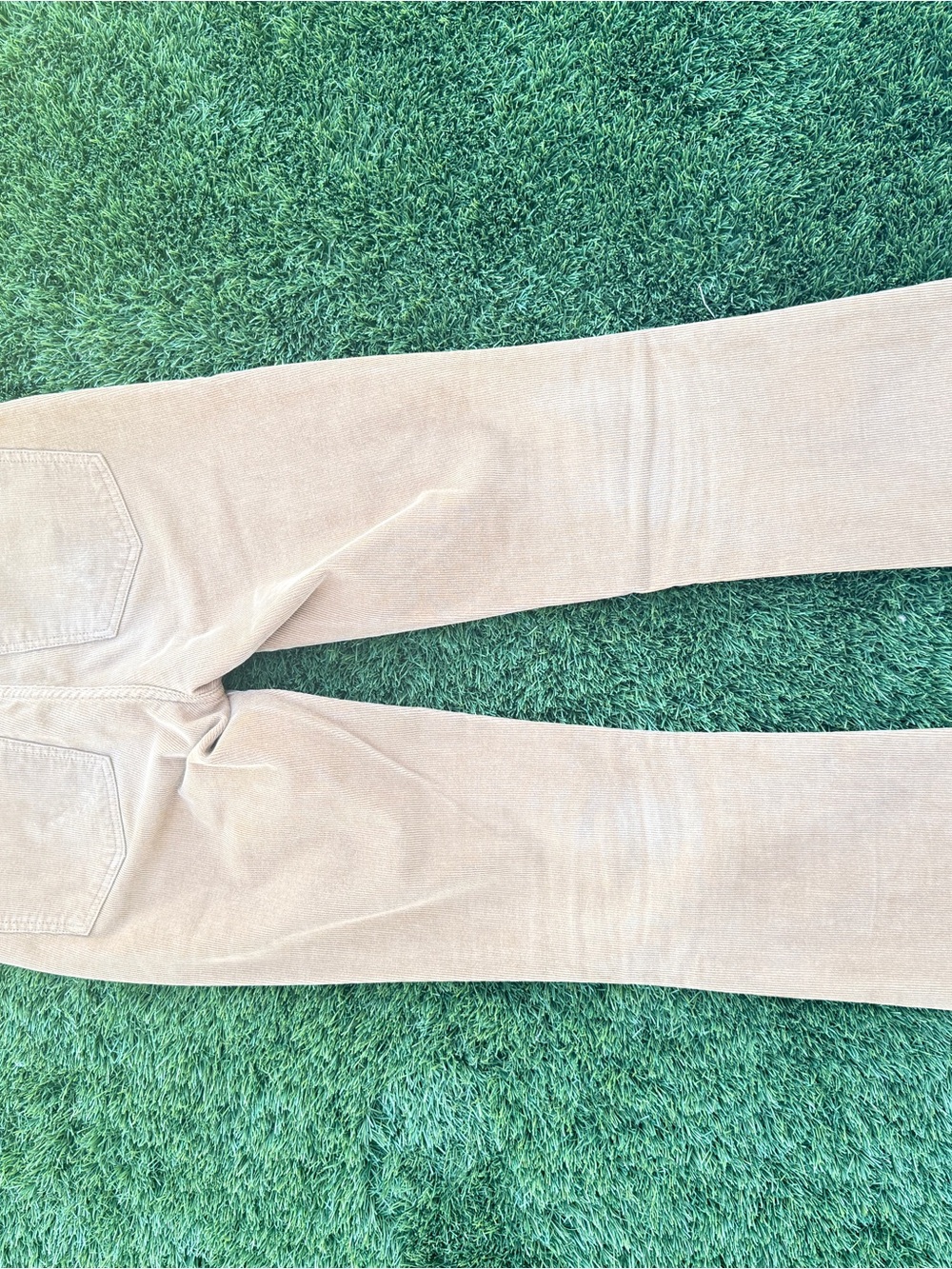 Madewell Tan Camel Corduroy Cali Demi Boot Pants 25 - Picture 9 of 10